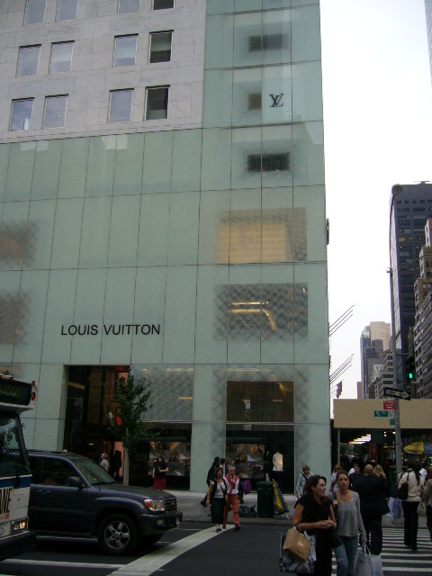 Louis Vuitton sur la 5th Avenue.